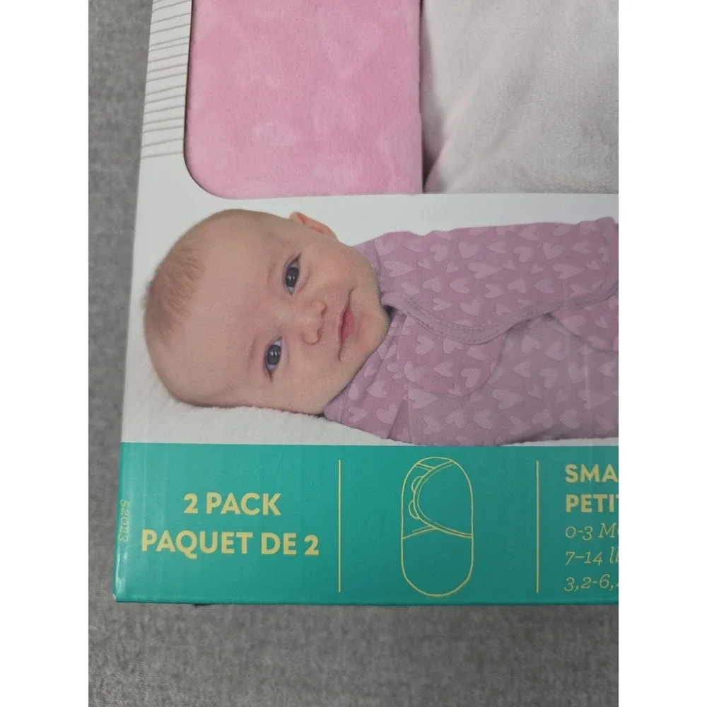 SUMMER The Original SWADDLEME Infant Wrap Set 0-3 Months Small / Medium NEW